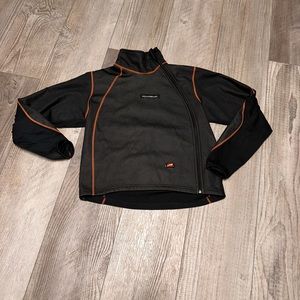 Roadgear Windster asymmetric black biker street racing Moto jacket S